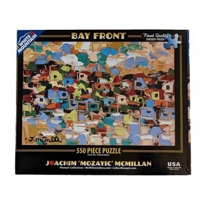 White Mountain Puzzles‎ Bay Front Joachim McMillan Mozayic 550 Piece Jigsaw 2015